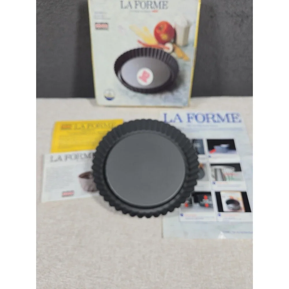 KAISER LA FORME Pie Tart QUICHE PAN Round Flan Torte Germany Nonstick 9